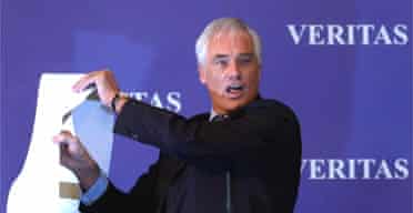 Robert Kilroy-Silk launches his new political party, Veritas