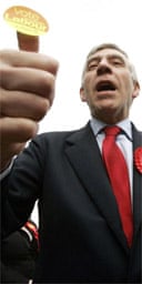 Jack Straw out campaigning