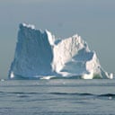 An iceberg outside Ilulissat (Jakobshavn) in Greenland on August 17 2005. Photograph: Bent Petersen/AFP/Getty Images. Climate change. Global warming.