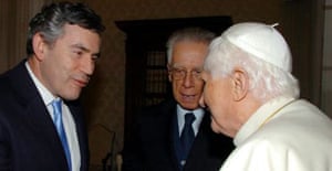 Brown Invites Pope To Visit Uk Politics The Guardian
