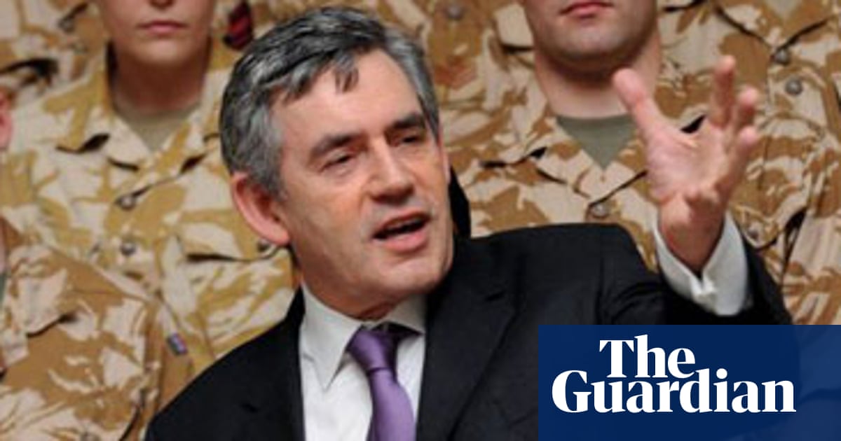 Brown Tells Iraq Troops Military Role Nearly Over Uk News The Guardian