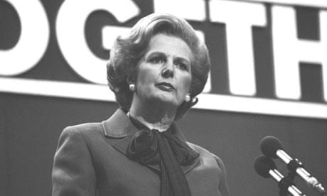 Margaret Thatcher, prime minister, in 1980. Photograph: PA/PA Archive