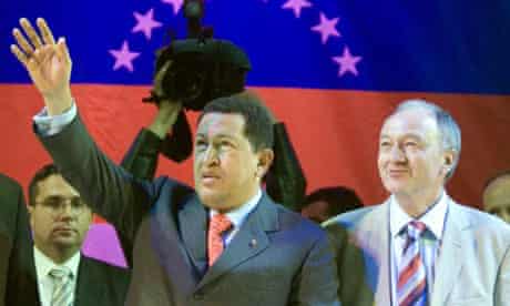 Hugo Chavez, Hugo Chávez with Ken Livingstone in London in May 2006. Photograph: Leon Neal/AFP/Getty Images