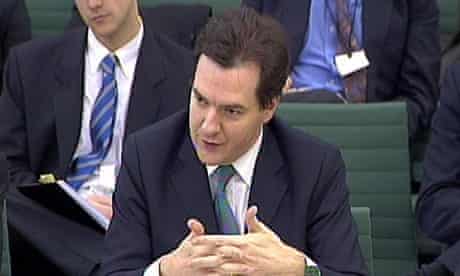 George Osborne, giving evidence to the Treasury select committee on 8 December 2010