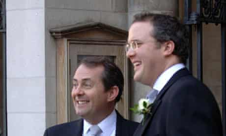 File photo from 2005 of Liam Fox and Adam Werritty