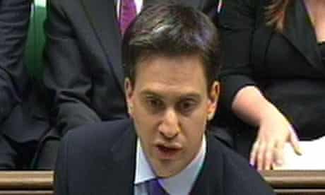 Ed Miliband at prime minister's questions
