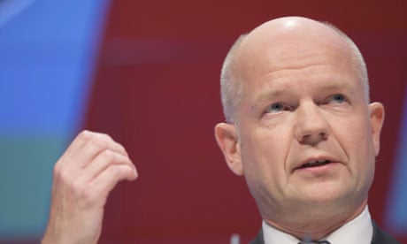 William Hague at the Conservative party conference