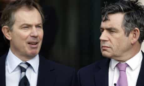 Tony Blair and Gordon Brown, who have not been invited to the royal wedding