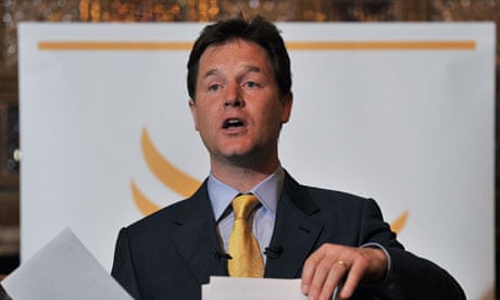 Nick Clegg, who has said the Liberal Democrats will ake a more 'muscular' role in the coalition