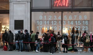 Versace For H M Fans Queue For Hours For Launch Of New Collection Versace The Guardian