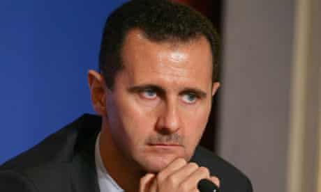 The Syrian president, Bashar Al-Assad