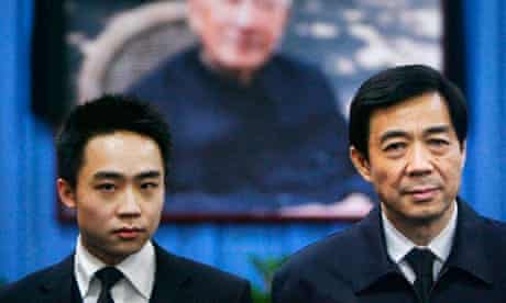 Bo Xilai and his son Bo Guagua