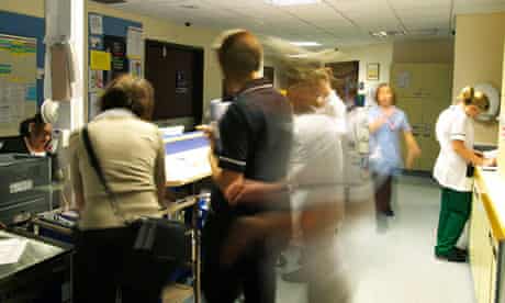NHS Hospital ward reception