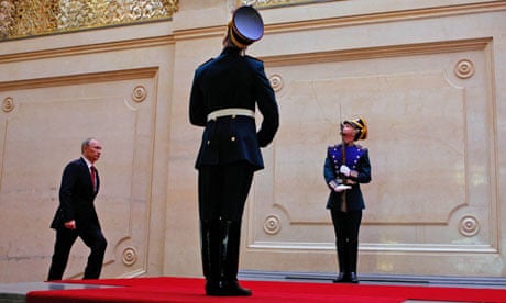 Putin Inorgeration Vladimir Putin inaugurated as Russian president amid Moscow protests ...