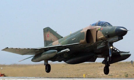A Turkish F-4 Phantom fighter 