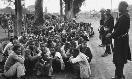 Group of people detained during the Mau Mau uprising