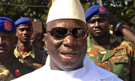 The Gambian president, Yahya Jammeh