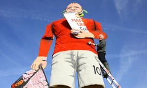 rooney wayne football effigy nov burned bonfire kent