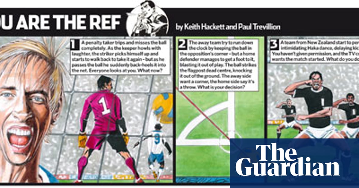 You Are The Ref Peter Crouch Tottenham Football The Guardian