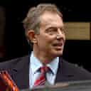 Prime Minister Tony Blair leaves No 10 Downing Street