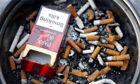Cigarette smoking ashtray