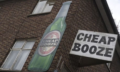 Cheap booze / sign