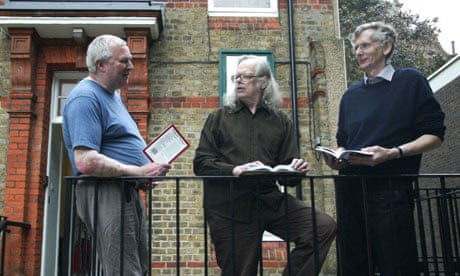 (From left) Frank Bangay, Andrew Roberts and Peter Campbell, founding members of the Survivor History Group