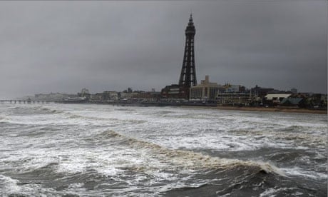 Stormy day in Blackpool