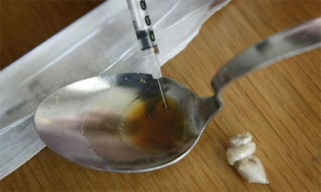 Heroin needle