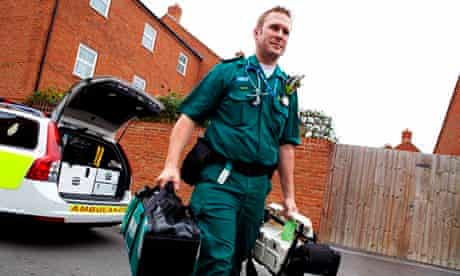 One of Secamb’s team of paramedic practioners attends an emergency call 
