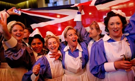 NHS performers at the Olympic opening ceremony