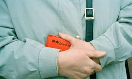 Passenger with bus pass