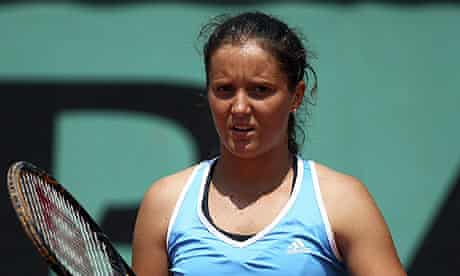 Laura Robson has lost in the second round of the French Open
