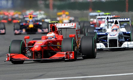 Ferrari Outpace Force India To Seal Win For Kimi Raikkonen Formula One The Guardian
