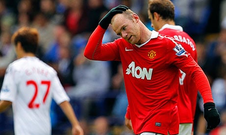 Wayne Rooney's last start for Manchester United came against Bolton in September