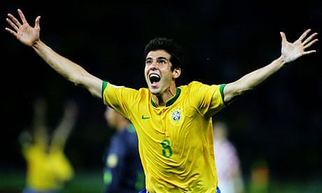 Kaká will play in his third World Cup in South Africa 