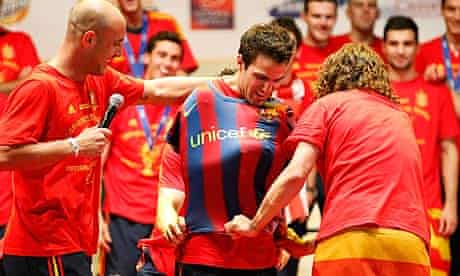 Fabregas Barcelona shirt