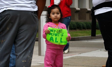 Alabama Hispanics protest new immigration law