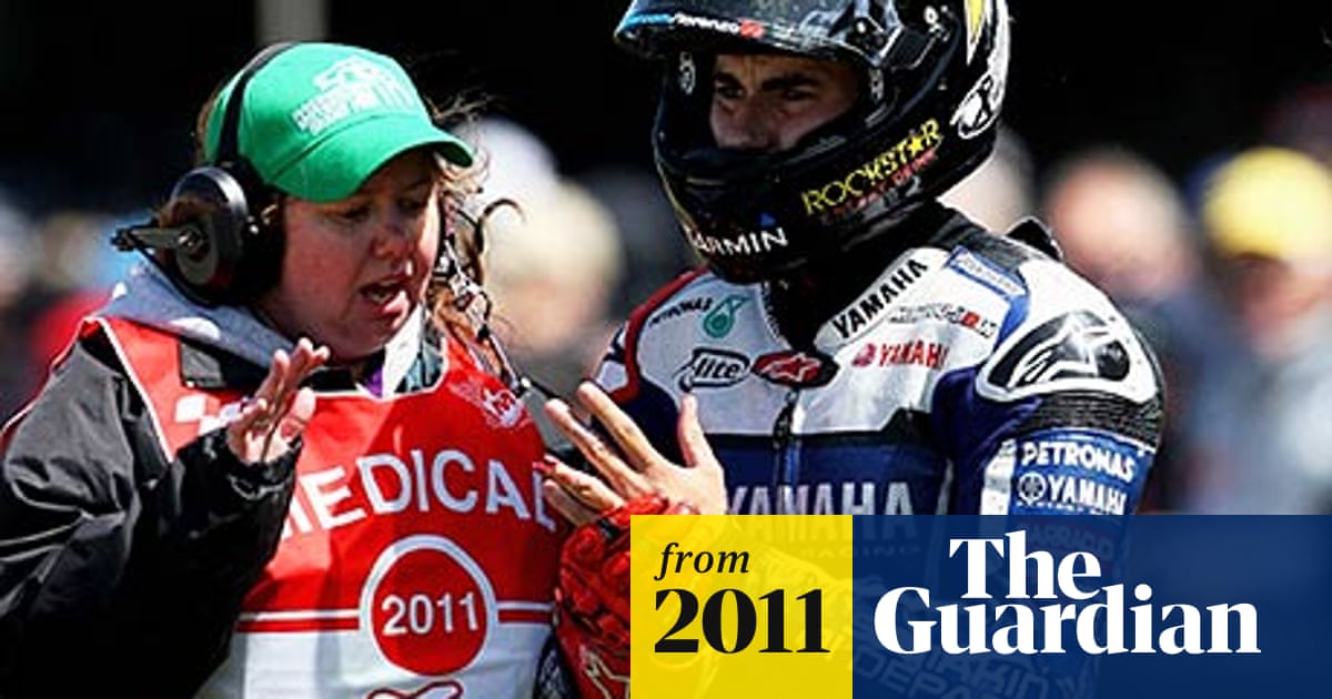 Jorge Lorenzo Gets Thumbs Up After Severing Ring Finger In Australia Motogp The Guardian Jorge Lorenzo Gets Thumbs Up After Severing Ring Finger In Australia Motogp The Guardian