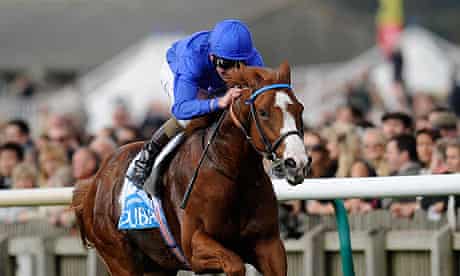Dawn Approach wins the Dewhurst Stakes at Newmarket