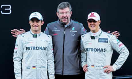 Mercedes Petronas F1 team drivers German