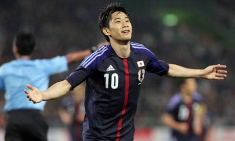 Japan's Shinji Kagawa is a target for Manchester United