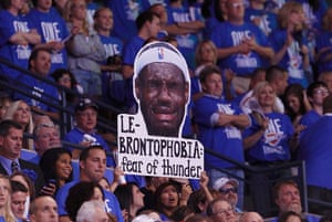 NBA1: Oklahoma City Thunder fans vs Miami Heat