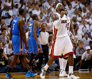 NBA3: Miami Heat LeBron James vs OKC Thunder