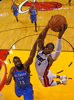 NBA3: Miami Heat Dwyane Wade vs OKC Thunder