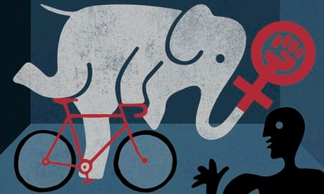 Elephant on Bicycle