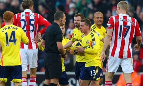Sunderland set to win appeal against Wes Brown's red card at Stoke City |  Sunderland | The Guardian