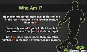 Football Quiz Identify The Premier League Players By Their