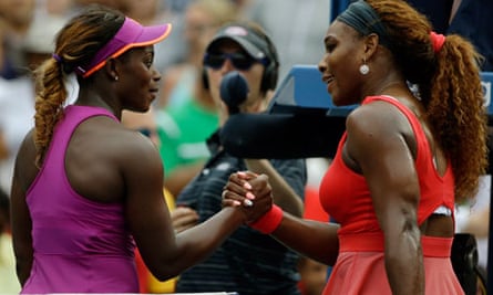 Us Open 2013 Serena Williams Wins Grudge Match Against Sloane Stephens Us Open Tennis 2013 The Guardian