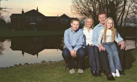 At home with David Moyes in 2003
